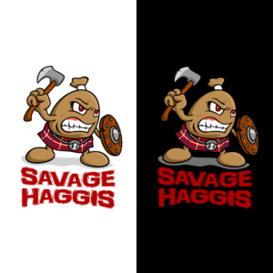 Logo for the Savage Haggis Pipe Band | Graphic Design by Abiyoso28