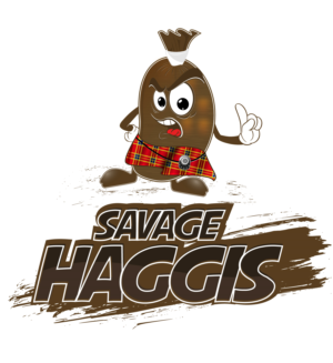 Logo for the Savage Haggis Pipe Band | Graphic Design by YERR®