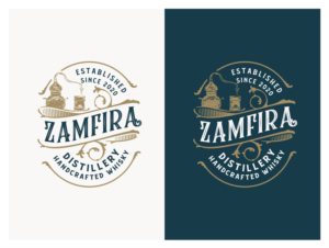 Zamfira's Mound Distillery | Diseño de Logo por wonderland