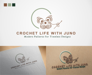 CROCHET LIFE WITH JUNO, Modern Patterns for Timeless Designs | Logo-Design von vta