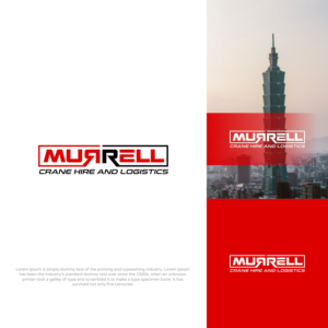 MURRELL Crane Hire and Logistics | Logo Design by Apple Dsigner