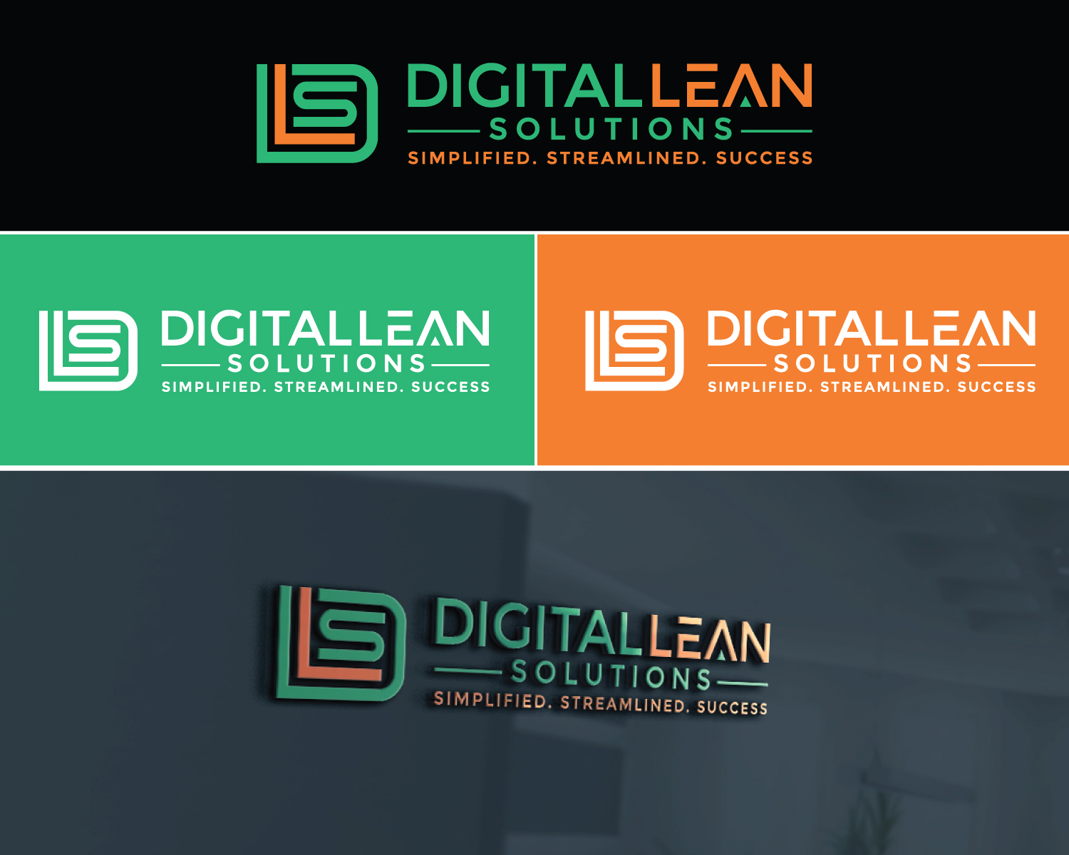 Logo Design by Atec for Digital Lean Solutions | Design #25780330