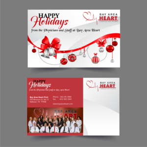 2020 Annual Office Christmas Card | Diseño de Postal por Hardcore Design