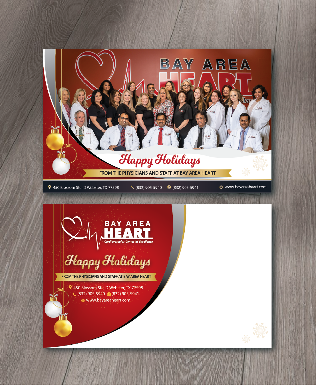 Postcard Design by alex989 for Bay Area Heart | Design #25777825