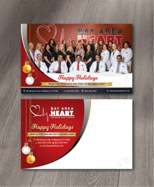 Postcard Design by alex989 for Bay Area Heart | Design: #25777825