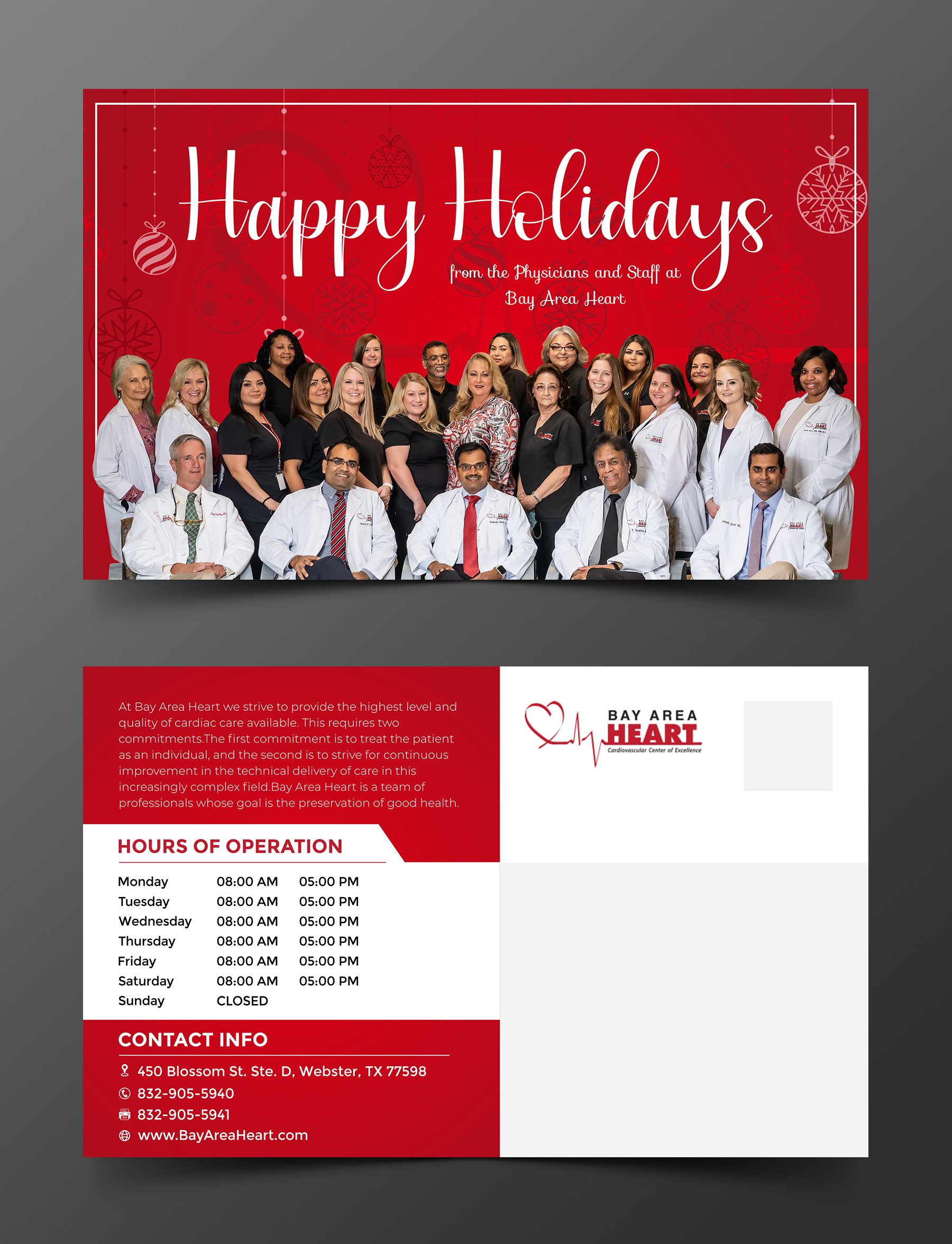 Postcard Design by ecorokerz for Bay Area Heart | Design #25781275