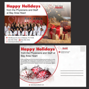 Postcard Design by Schöpfer for Bay Area Heart | Design: #25777092