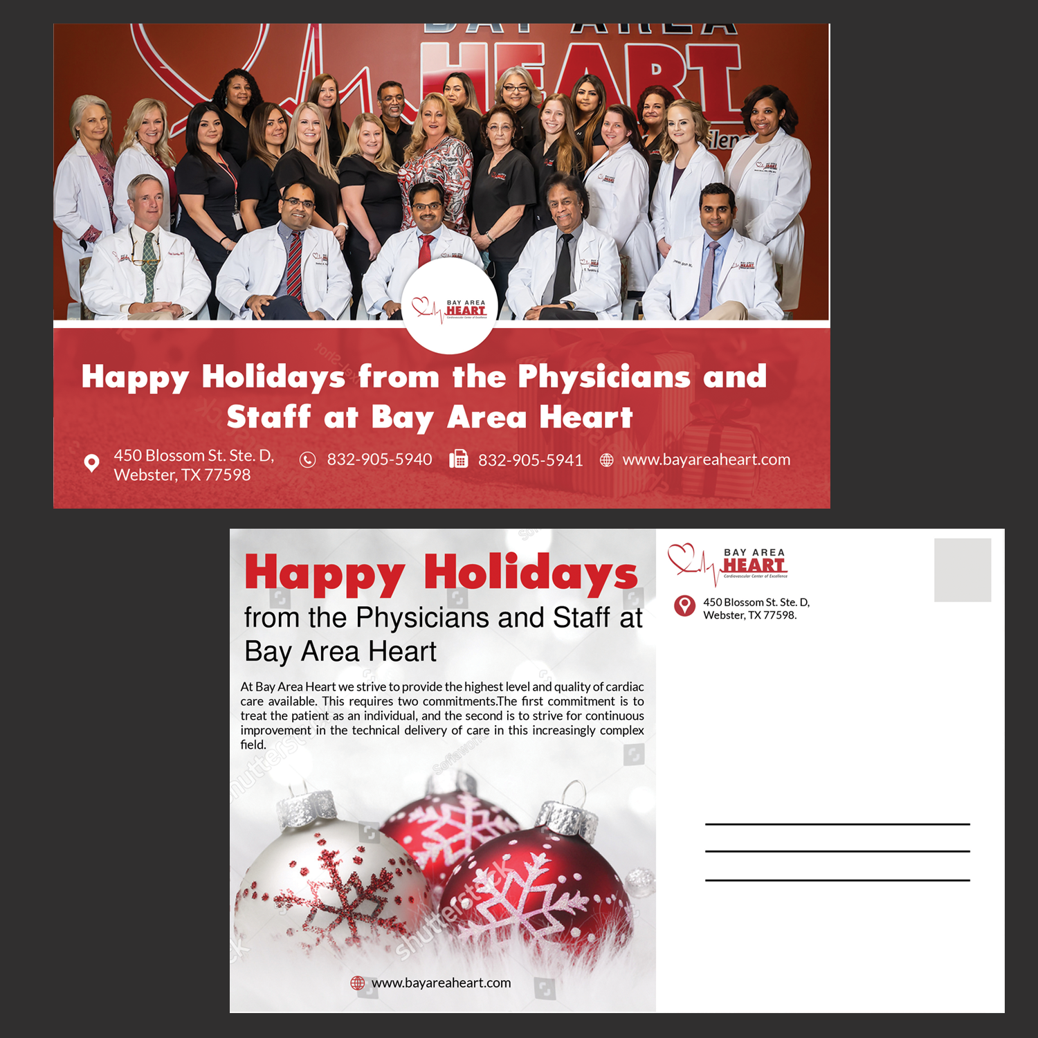 Postcard Design by Schöpfer for Bay Area Heart | Design #25777093