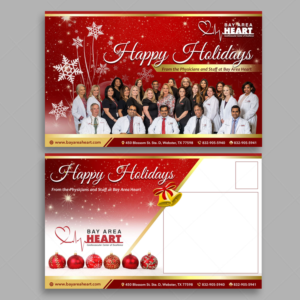 Postcard Design by DA. for Bay Area Heart | Design: #25778908