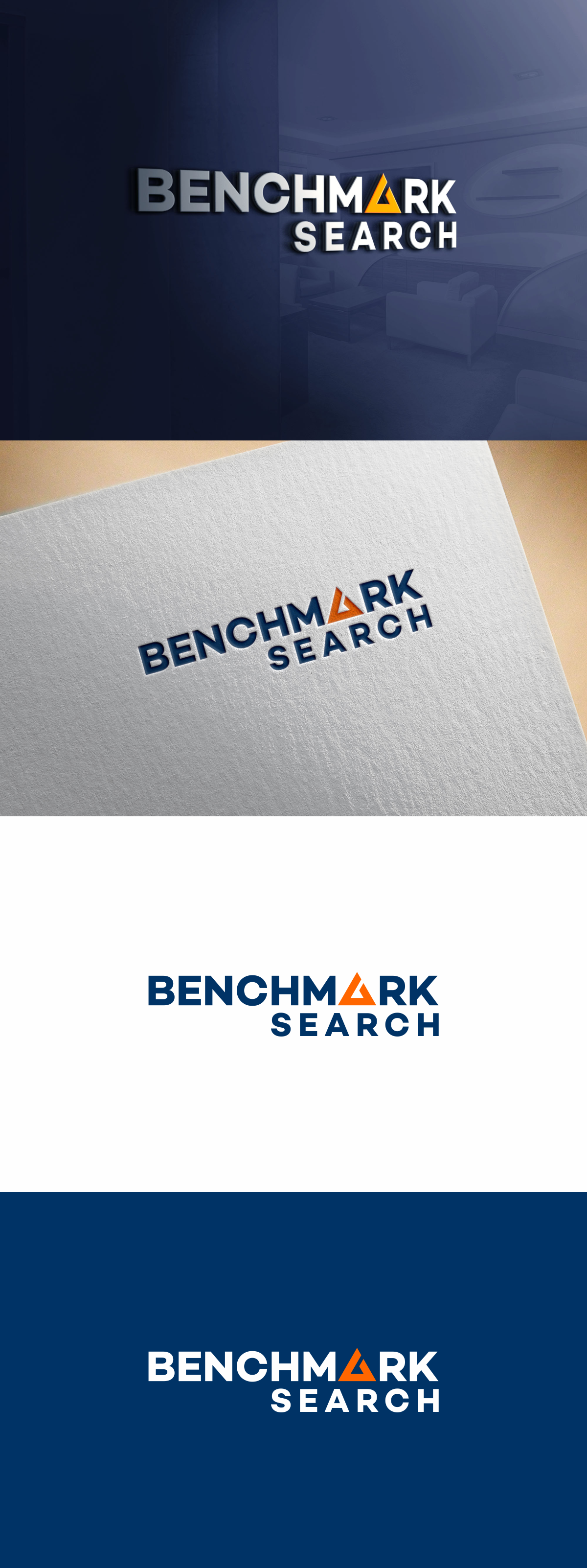 Logo Design by ViciouSaint for Benchmark Search | Design #25781382
