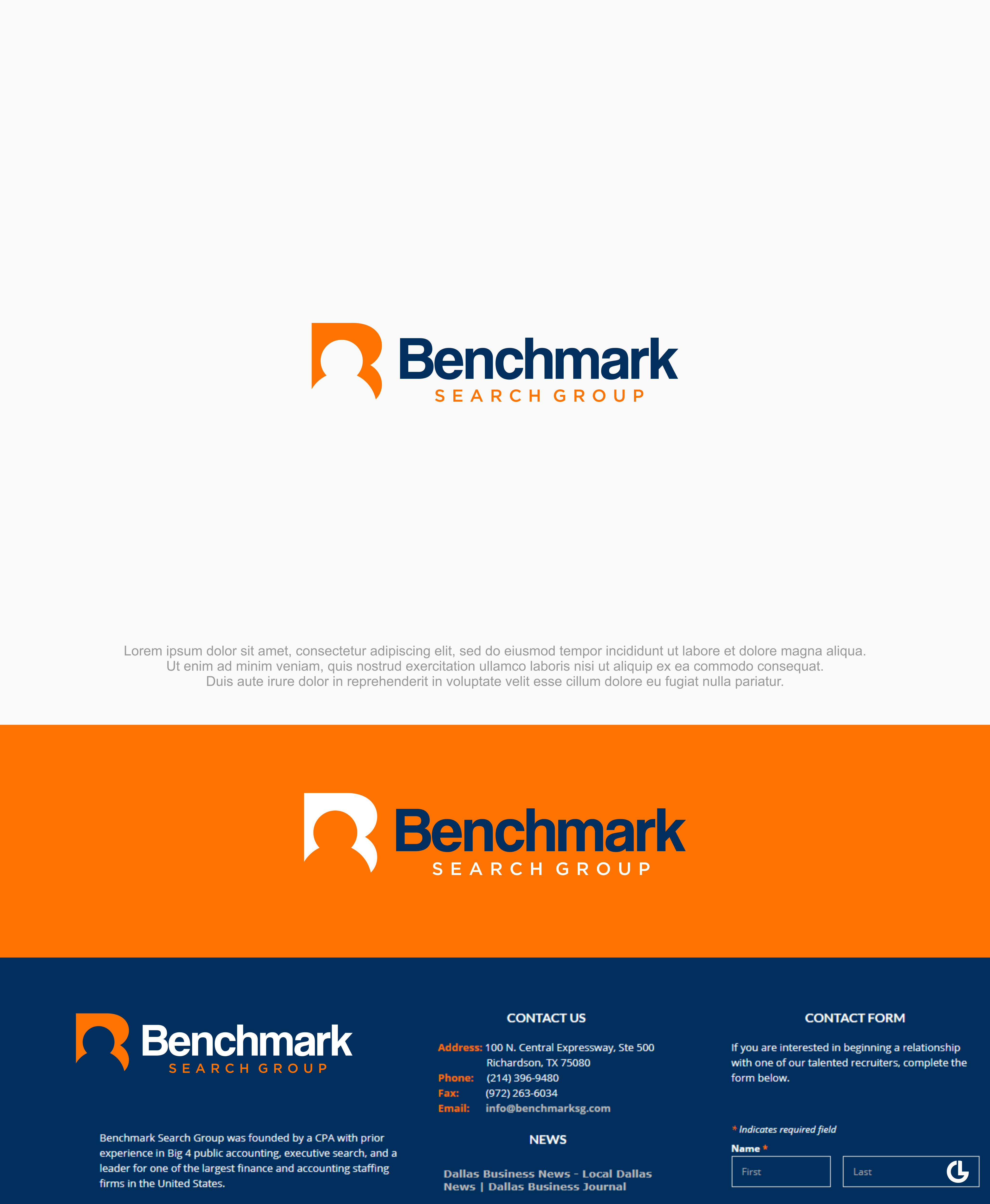 Logo Design by R!CKY for Benchmark Search | Design #25818140