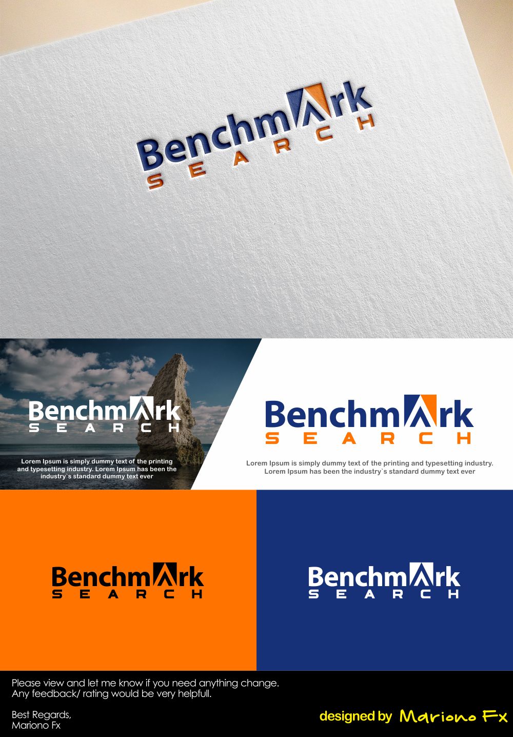 Diseño de Logo por Mariono Fx para Benchmark Search | Diseño: #25798400