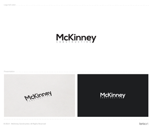 Logo-Design von lorixart für McKinney Construction | Design: #3093711