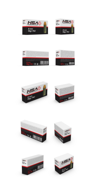 Packaging Design by Shark1 for HoleShot Ammunition | Design: #25800501