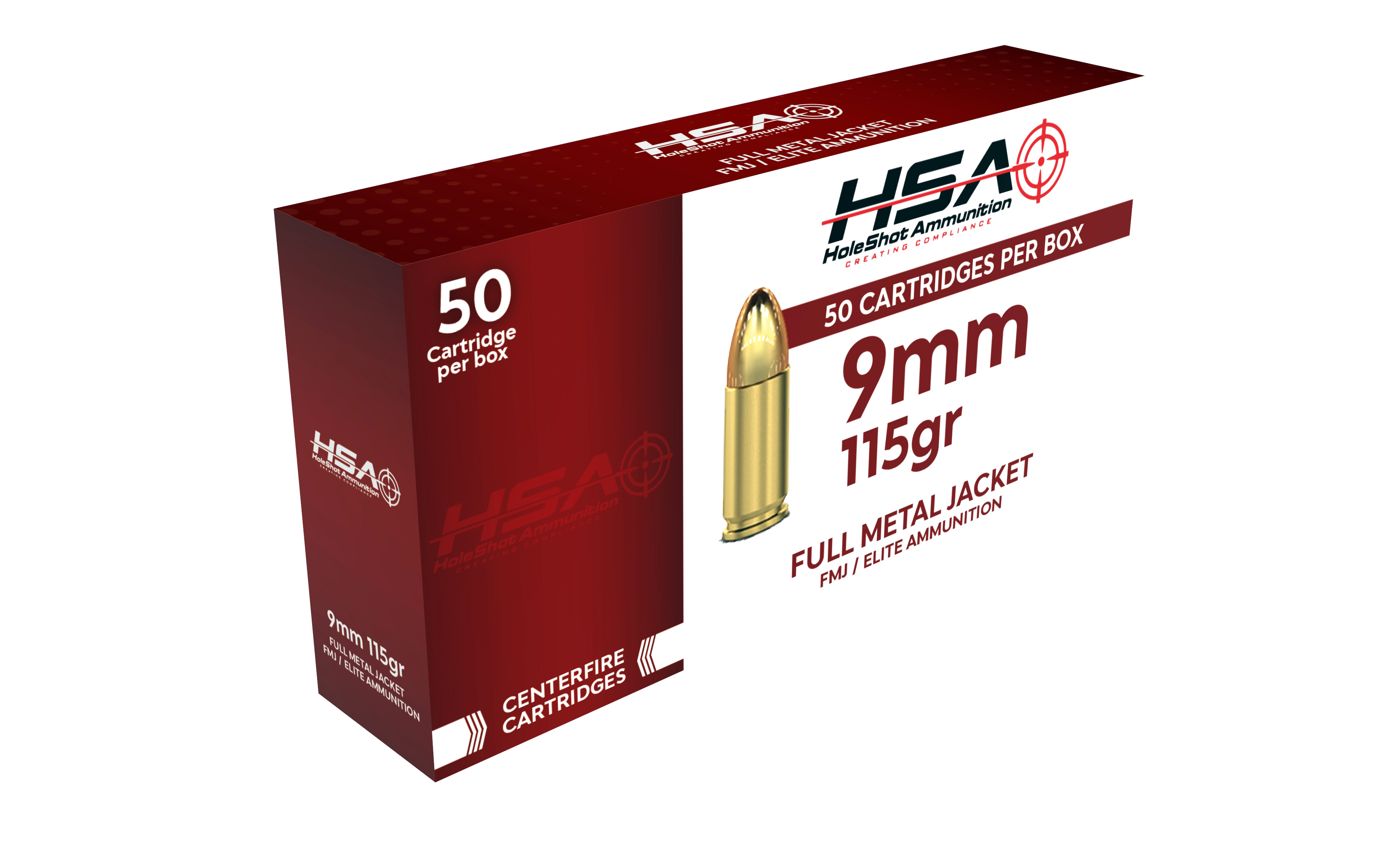 Packaging Design by davidsantacruz7 for HoleShot Ammunition | Design #25784476