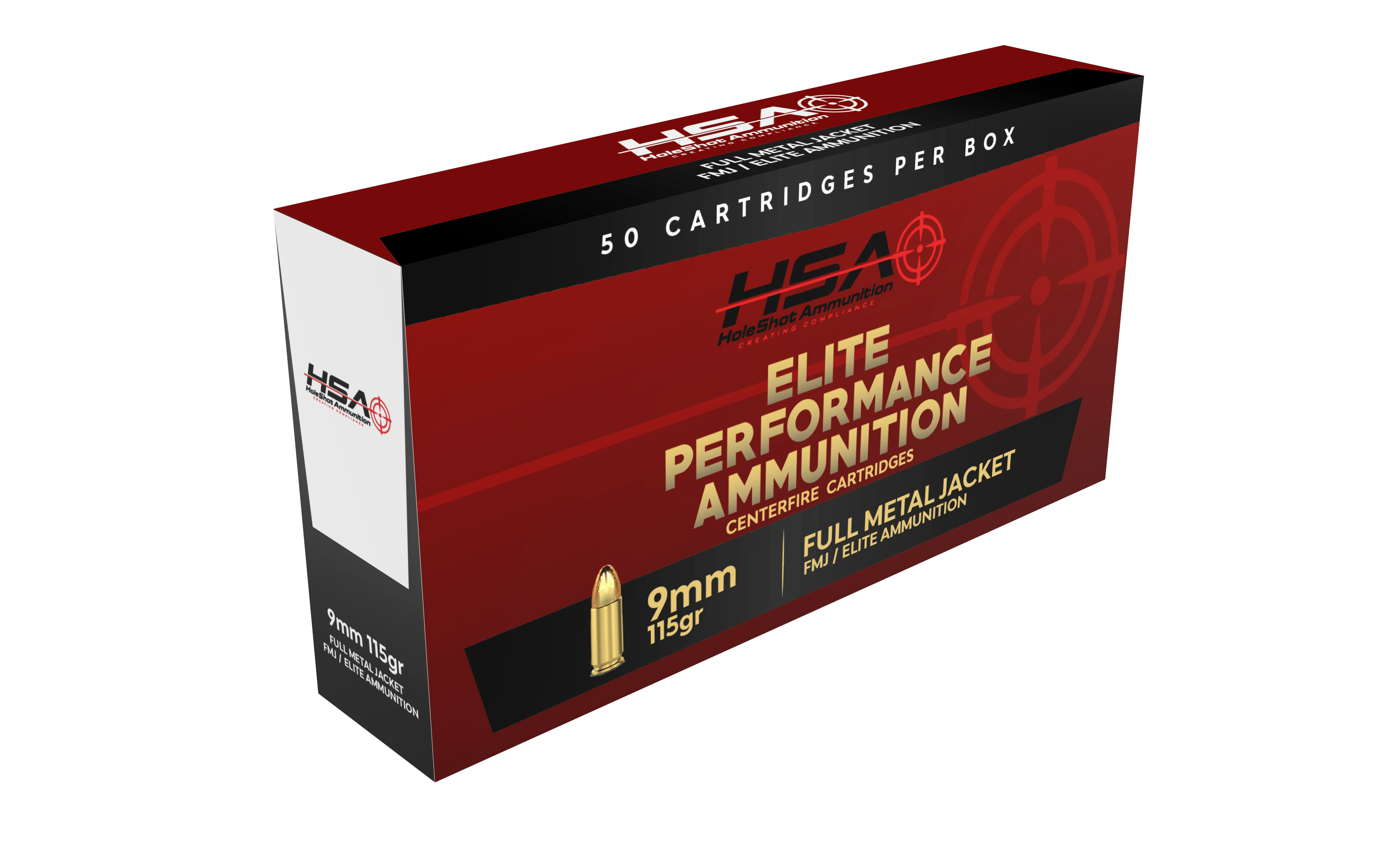 Packaging Design by davidsantacruz7 for HoleShot Ammunition | Design #25784481