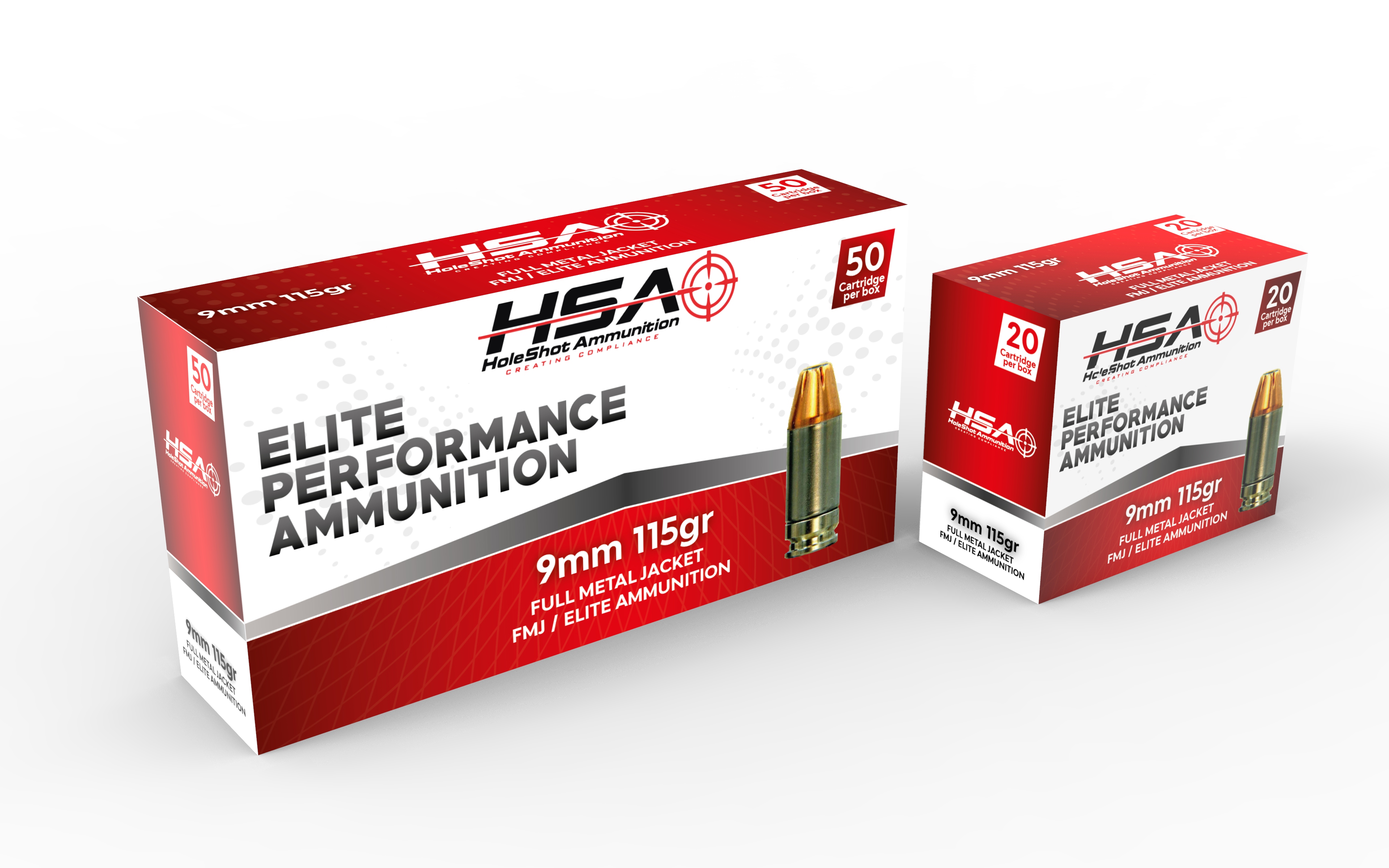 Packaging Design by davidsantacruz7 for HoleShot Ammunition | Design #25784914