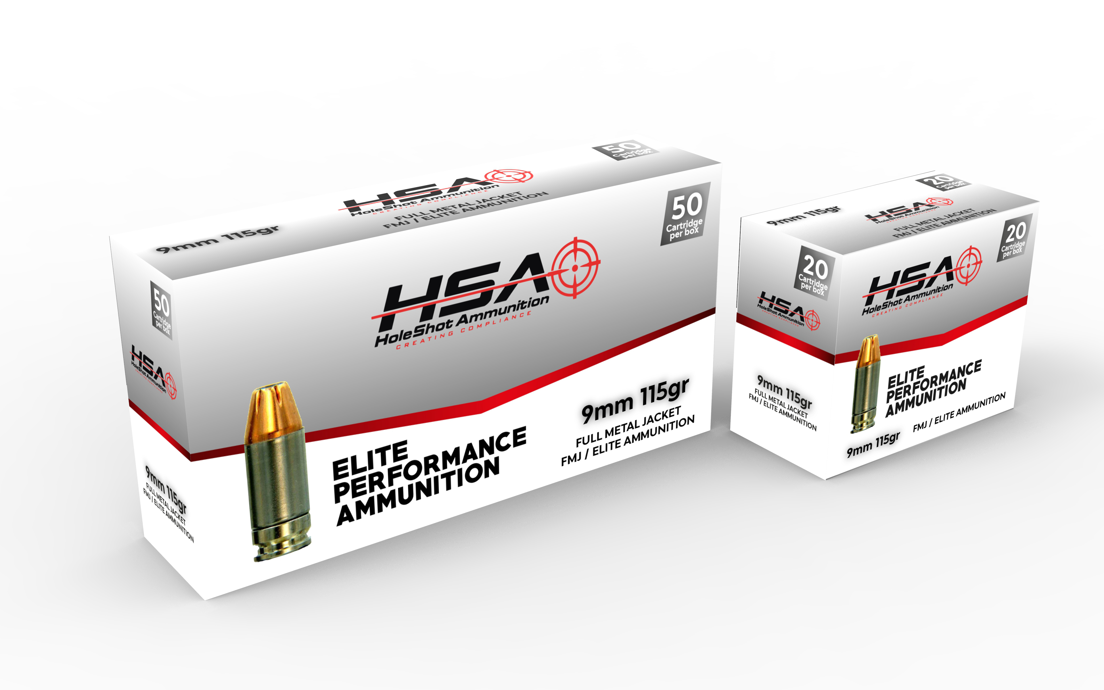 Packaging Design by davidsantacruz7 for HoleShot Ammunition | Design #25802239