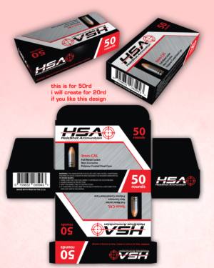Diseño de Empaque por oasegrafis para HoleShot Ammunition | Diseño #25787278