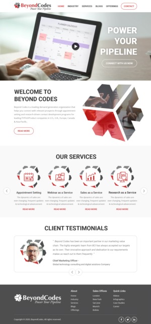 Website Redesign for an Appointment Setting and Lead Generation Company.  | Diseño Web por Starlyn DS