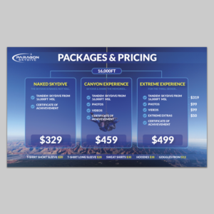 Menu Design by A Y A N for Glowfast Marine Pty Ltd | Design: #25788829