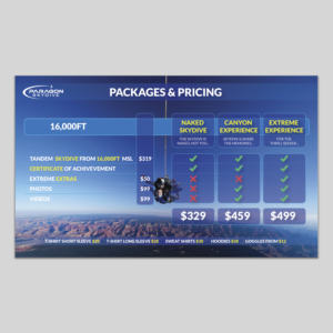 Menu Design by A Y A N for Glowfast Marine Pty Ltd | Design: #25789234
