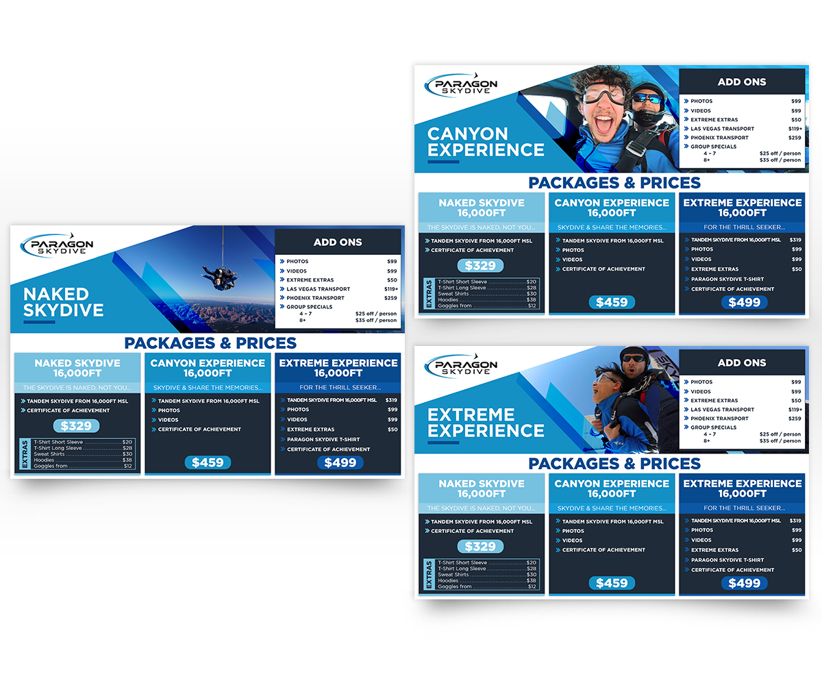 Menu Design by Luniere Designs for Glowfast Marine Pty Ltd | Design #25820533