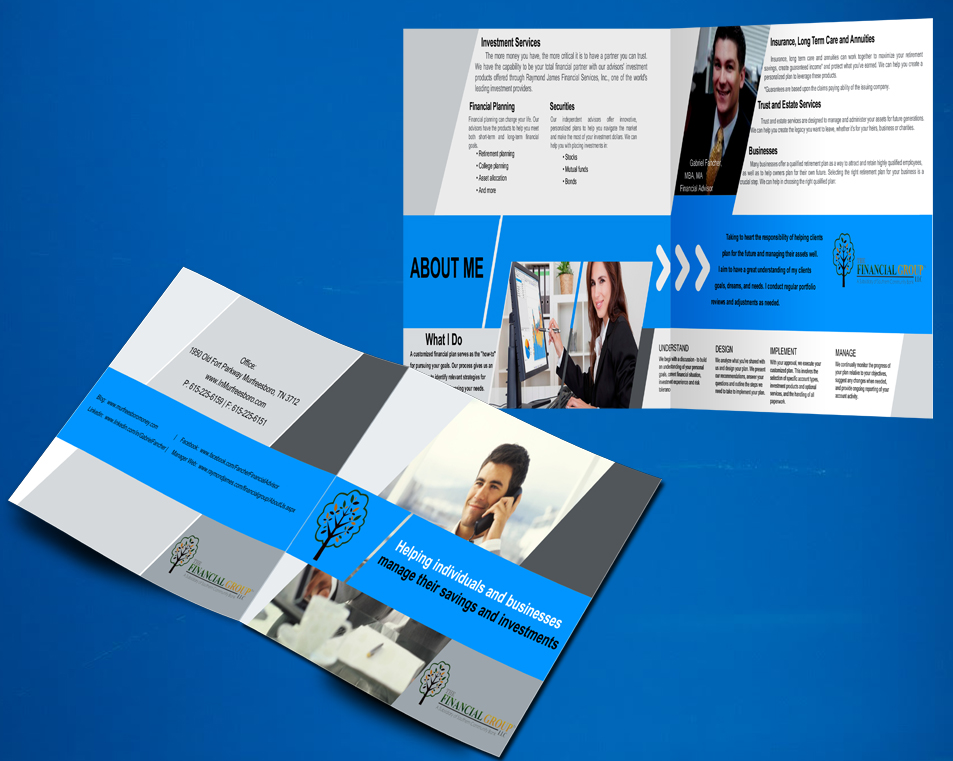 Brochure Design by Akaram Advertising for Blue Horseshoe | Design #3131073