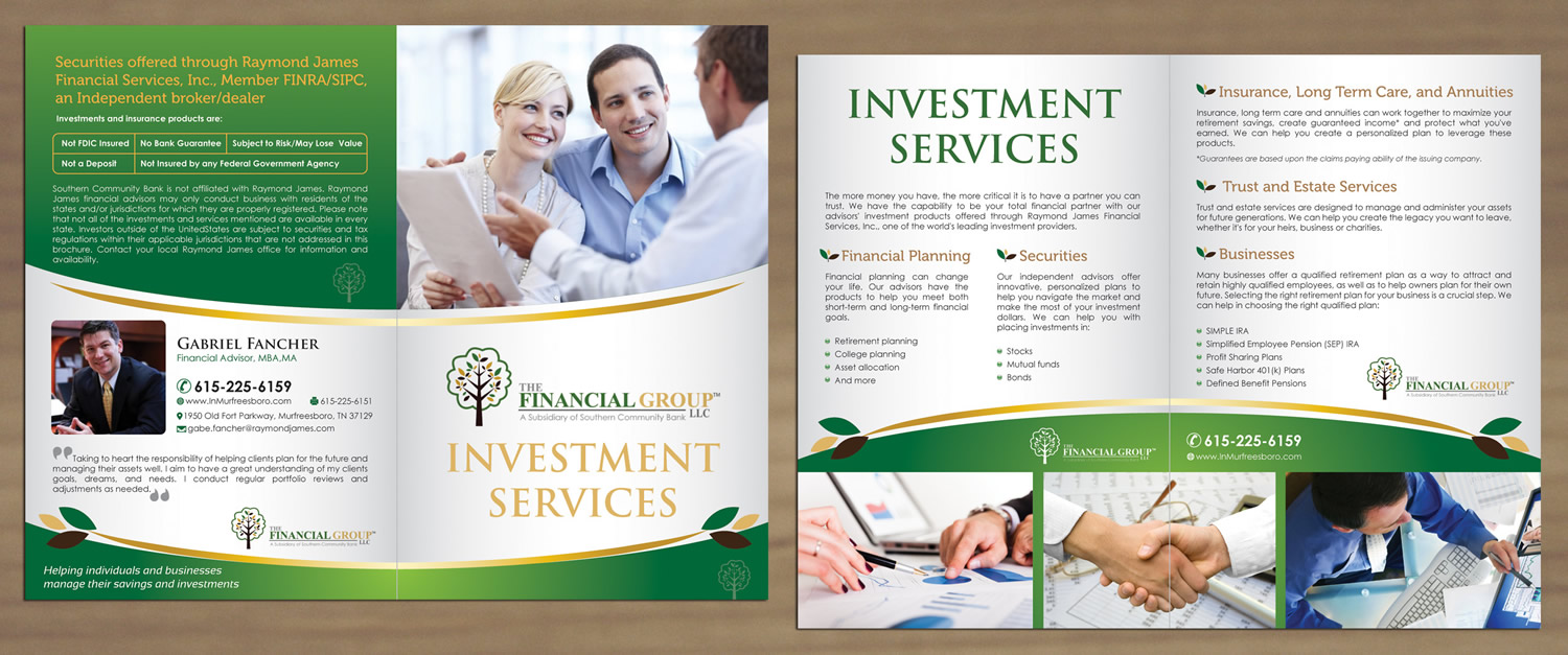 Brochure Design by Sbss for Blue Horseshoe | Design #3059899