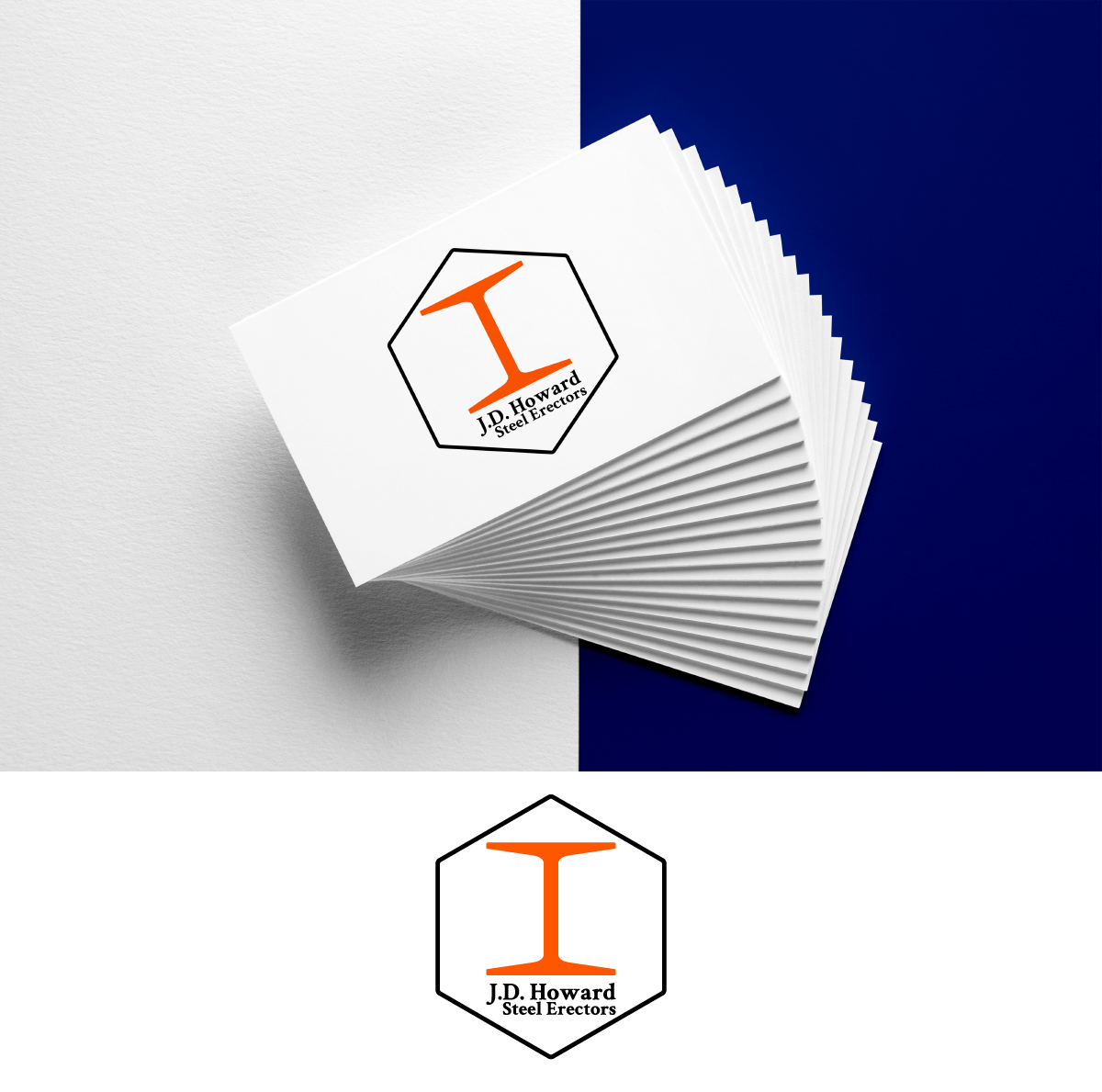 Logo Design for J.D. Howard Steel Erectors by Vetroff Design 25783086