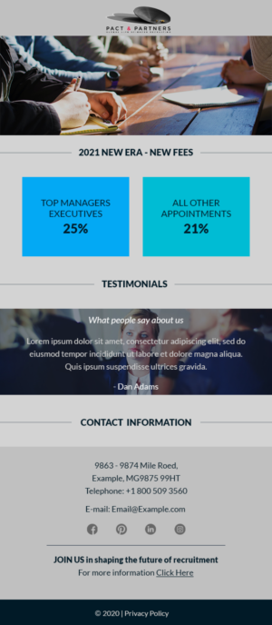 Newsletter Design by Zayd for this project | Design: #25810413