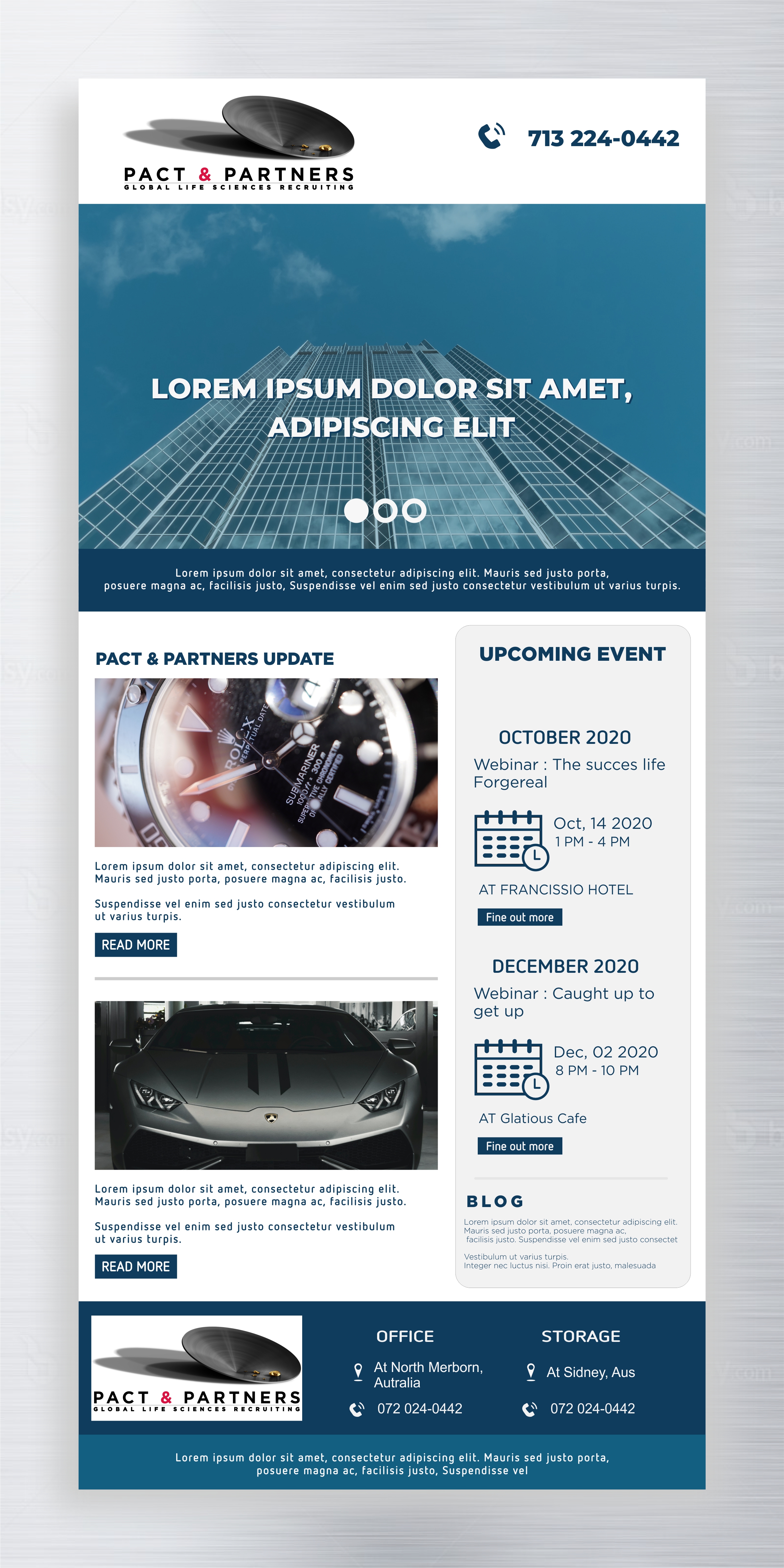Diseño de Newsletter por wati rivca villia 95 para este proyecto | Diseño #25788772