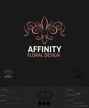 Logo Design by Creative-Designer for Affinity Floral Design | Design: #3031515