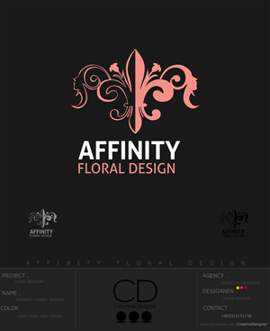 Logo Design by Creative-Designer for Affinity Floral Design | Design: #3031518