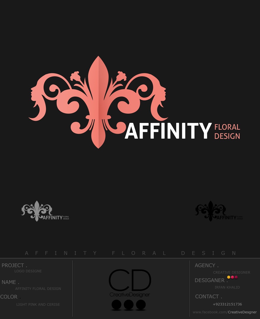 Logo Design by Creative-Designer for Affinity Floral Design | Design #3031520