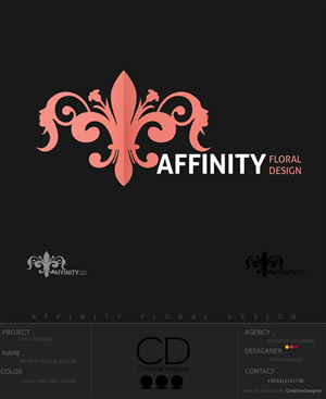 Logo Design by Creative-Designer for Affinity Floral Design | Design: #3031520