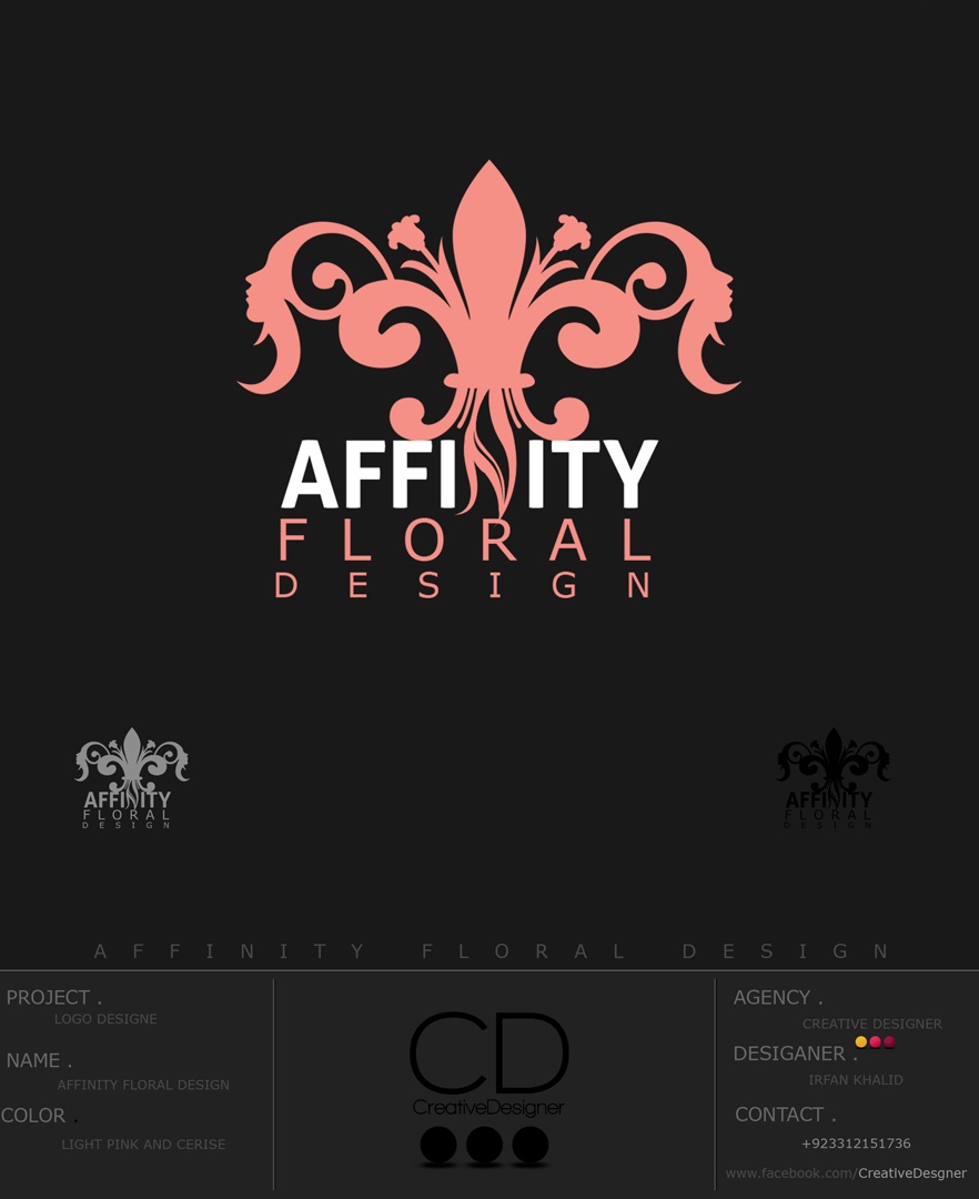 Logo Design by Creative-Designer for Affinity Floral Design | Design #3031523