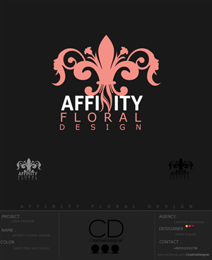 Logo Design by Creative-Designer for Affinity Floral Design | Design: #3031523