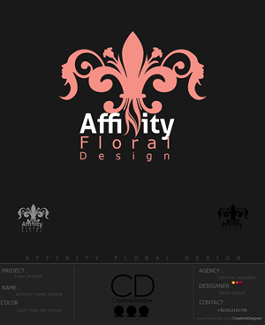 Logo Design by Creative-Designer for Affinity Floral Design | Design: #3031527