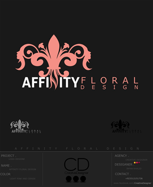 Logo Design by Creative-Designer for Affinity Floral Design | Design: #3031530