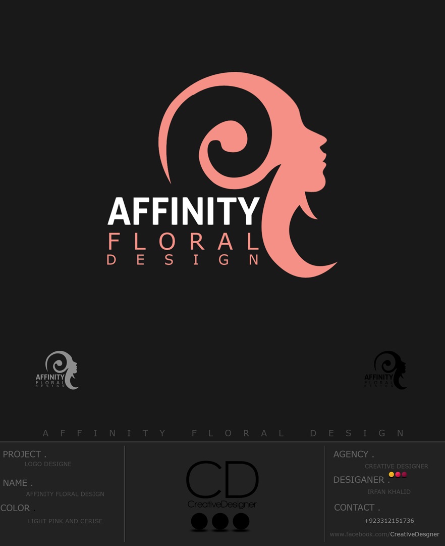 Logo Design by Creative-Designer for Affinity Floral Design | Design #3031531
