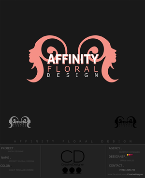 Logo Design by Creative-Designer for Affinity Floral Design | Design: #3031534