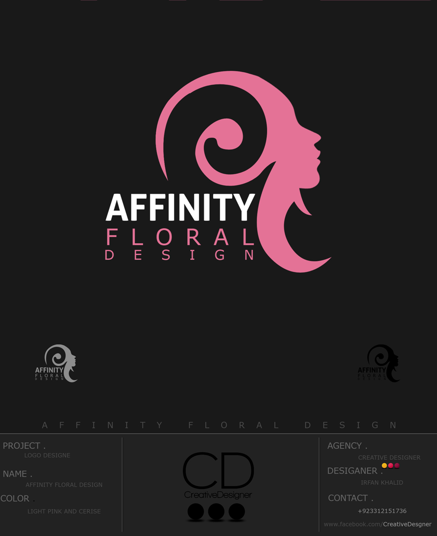 Logo Design by Creative-Designer for Affinity Floral Design | Design #3033517