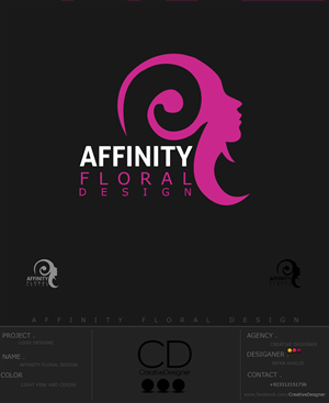 Logo Design by Creative-Designer for Affinity Floral Design | Design: #3033524