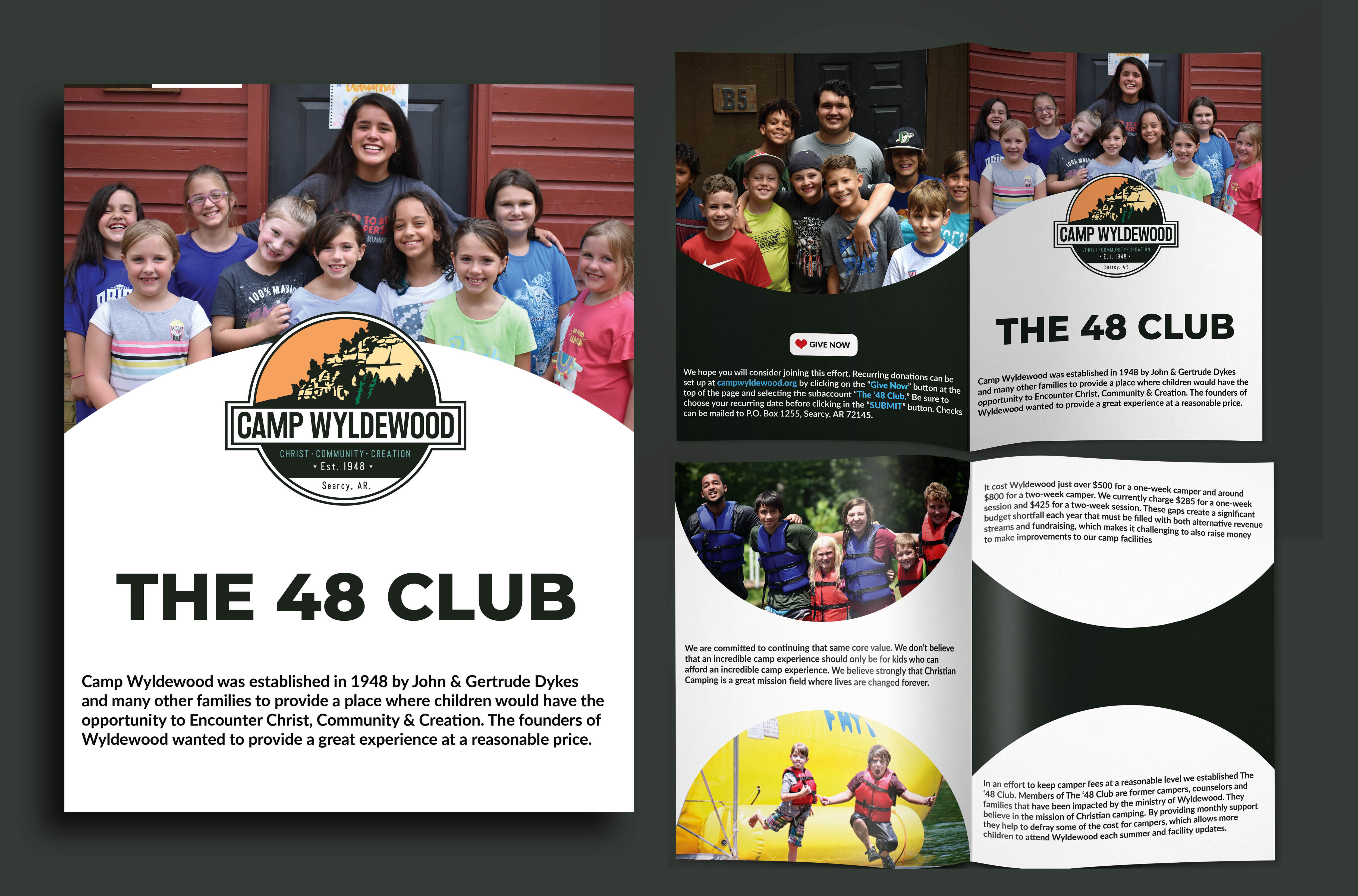Brochure Design by Shamim_Design for Camp Wyldewood | Design #25789987