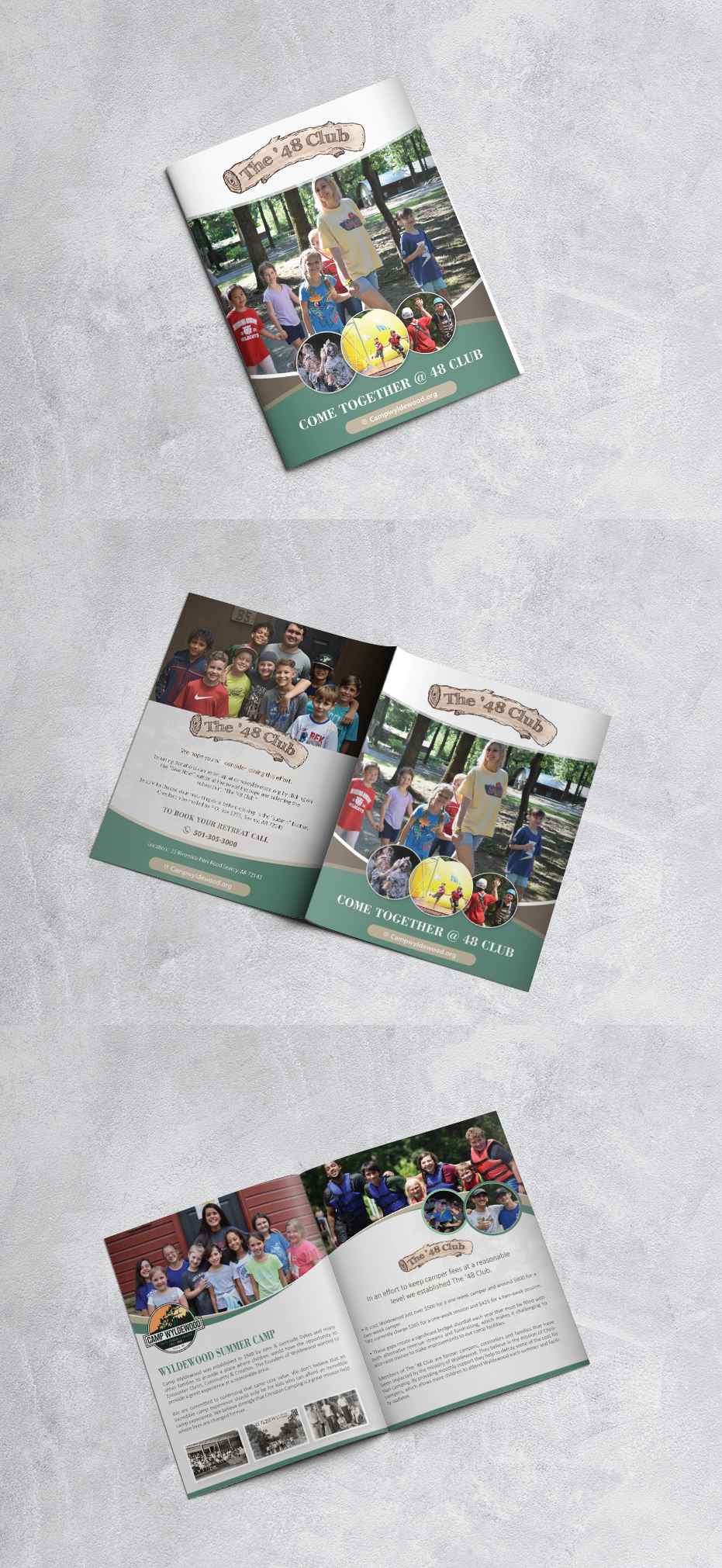 Brochure Design by alex989 for Camp Wyldewood | Design #25811113