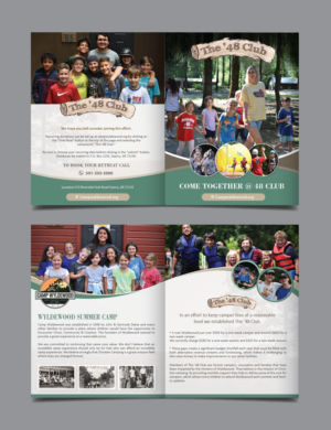 Diseño de Brochure por alex989 para Camp Wyldewood | Diseño: #25811115