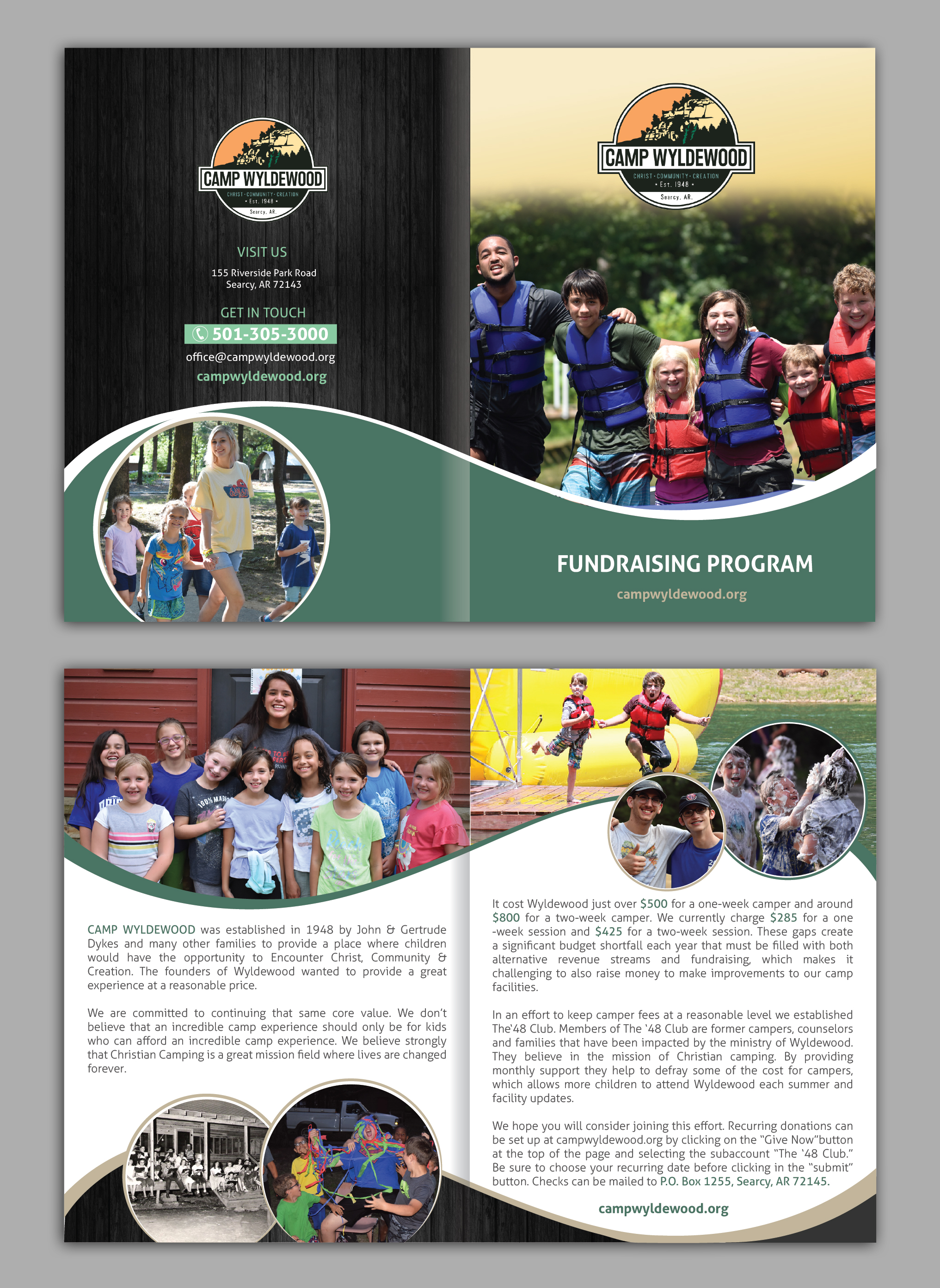 Brochure Design by nyky for Camp Wyldewood | Design #25821791
