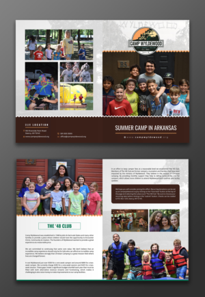 Camp Wyldewood "The '48 Club" | Brochure Design by ecorokerz
