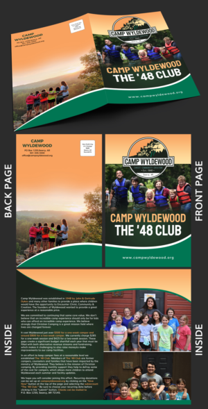 Camp Wyldewood "The '48 Club" | Brochure Design by TSU Creations